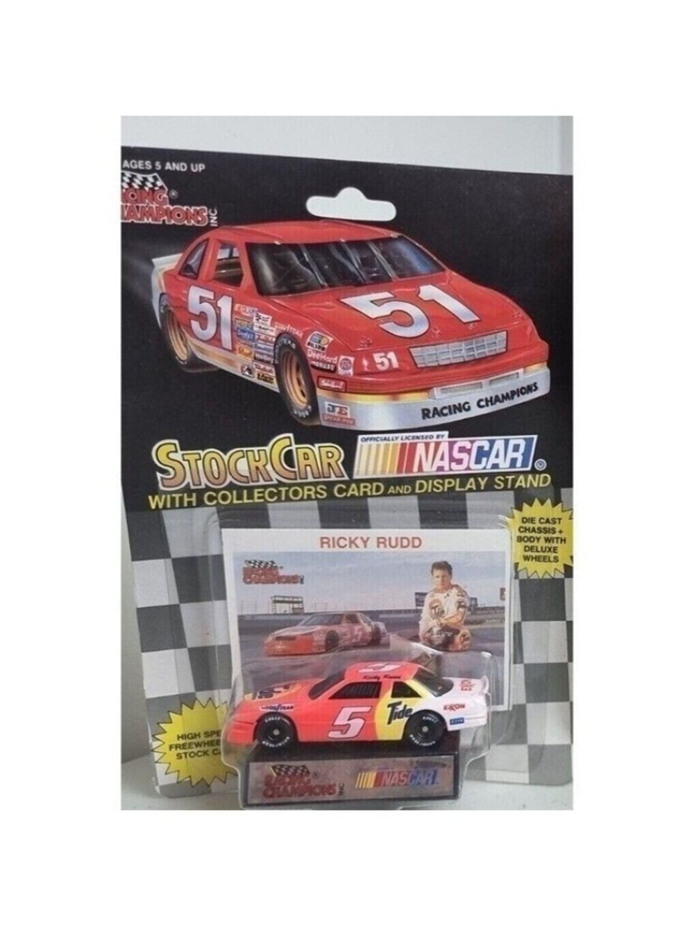 Vintage Die Cast Racing Champions RICKY RUDD 5 Chevy Limina 1992 NASCAR Series